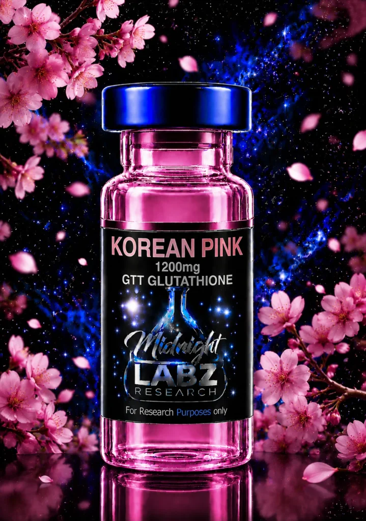 Korean Pink GTT Glutathione 1200mg – Midnight Labz Research